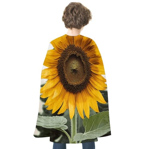 Cape tournesol unisexe pour illuminer vos soirées déguisées et festivals