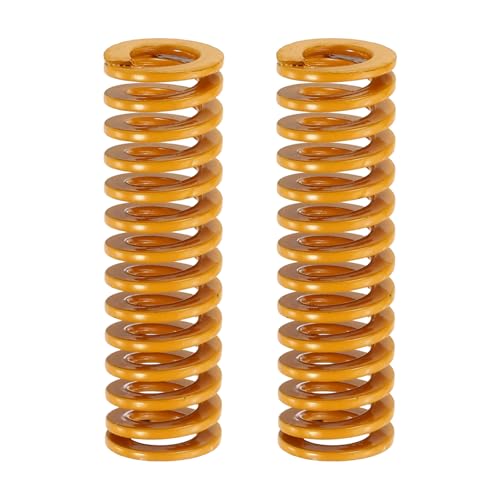 sourcing map 2pcs 3D Printer Heating Bed Spring, 12mm OD 40mm Length Light Load Compression Mould Die Spring 3D Printer 