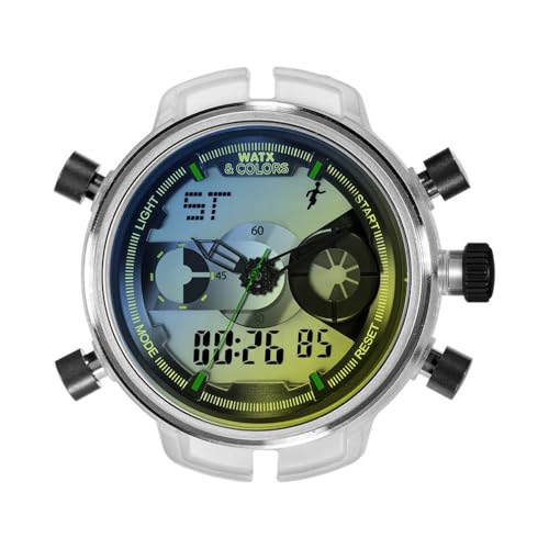 Watxandco Reloj Unisex Analogico/Digital Cuarzo con Correa de RWA2744 Watxandco Reloj Unisex Analogico/Digital Cuarzo con Correa de RWA2744