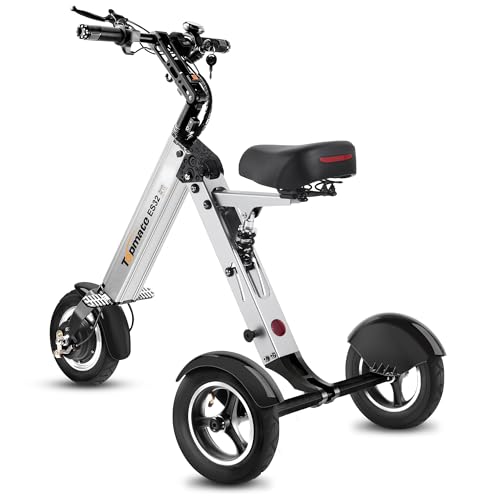 TopMate ES32 Electric Scooter 3 Wheels Foldable Trike with Seat for Adults,...