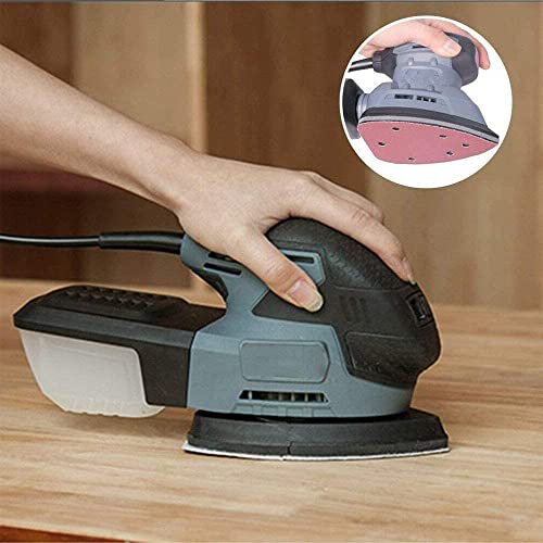 10Pcs Triangular Sandpapers, Oscillating Multitool Sanding Pads Hook And Loop 140 * 98Mm Sanding Paper 6 Holes Detail Sander Sandpapers 80 Grit #TOP5