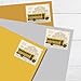School Bus Additional Ounce Postage Stamps 2 Sheets of 20 Students Children Teachers Celebration Party Announcement (40 Stamps)