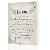 KJULYW Mom Memorial Gifts Photo Albums 4x6 Pictures, Memorial Gifts for Loss of Mom, Small Memory Photo Album Book for Remembrance Sympathy Gift for Loss of Mother