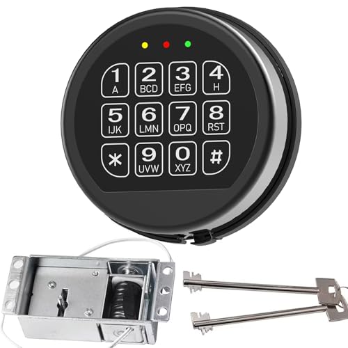 Gun Safe Lock Replacement with 2 Override Keys