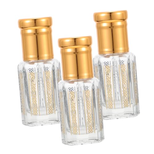 Beavorty 6Piezas Aceite Rodillo De Perfume Reutilizables Frascos Para Aromáticos y Perfumes Portátiles y Prácticas