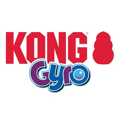 image for KONG Gyro - Interactive Dog Toy for Treat Dispensing - Dog Slow Feeder