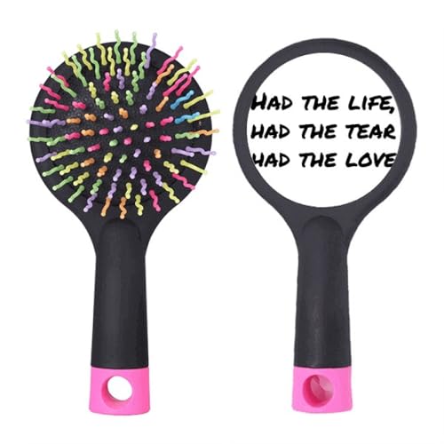 Brosse à cheveux démêlante base coussin poésie célèbre pour coiffage cheveux longs