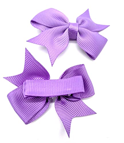 Toddler Baby Girl Box Set of 50 Pieces Hair Accessory School Ribbon Style Bow Bobbles Hair Clips Bows and Elastics Bands - Image 3