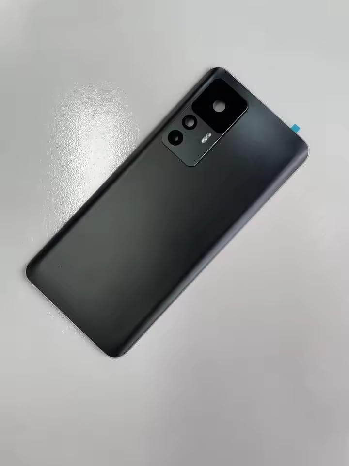 YOOOKOOO Compatible Rear Back Cover for Xiaomi Redmi K50 Ultra – Battery Door Housing Replacement Part (Blue No Lens)
