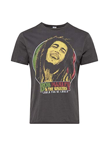 BOB MARLEY - BOB MARLEY WILL YOU BE LOVED SIZE XL - CHACOAL