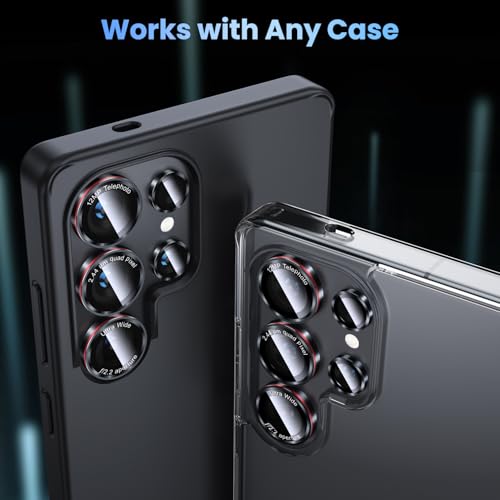Uyiton for Samsung Galaxy S25 Ultra Camera Lens Protector, Unique Design - image 5