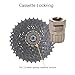 COTOUXKER Bike Freewheel Removal Tool with Chain Whip and Bicycle Sprocket Removal Tools, Bicycle Cassette Lock Ring Removal