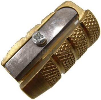 Mobius and Ruppert M+R BULLET SHAPED BRASS Pencil sharpener w KEYHOLE 0604-90