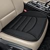 BOPUOVRE Memory Foam Car Seat Cushion with Breathable Fabric & Non-Slip Gel, Universal Fit for Car Truck Office Home 19.6x18x1.2 Black