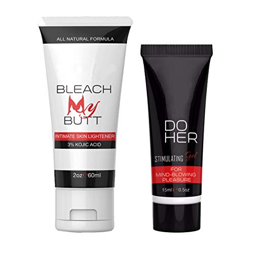 Bleach My Butt Intimate Lightening Cream Bundle + Do Her Arousal Gel