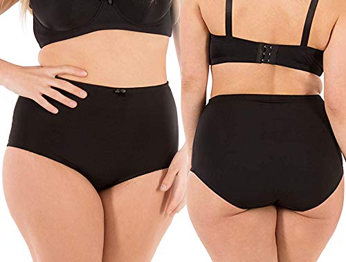 Image of ToBeInStyle Women's Pack of 6 High-Waisted Girdle Brief Tummy Support Everyday Panties