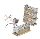 Einfache Mäusebekämpfung in Haus & Wohnung - dank dieser praktischen Kastenfalle bekämpfen Sie die Mäuseplage, Rattenplage sowie einzelne Nager - einfach den Köder an den Mechanismus anbringen, Mausefalle gut platziert aufstellen, ein wenig warten und schon haben Sie die Maus lebend in der Draht-Kastenfalle gefangen und können diese in Freiheit aufs Feld oder in den Garten entlassen