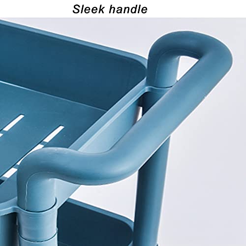 POCHY Carrinho utilitário de armazenamento de cozinha multiuso carrinho utilitário móvel prateleira