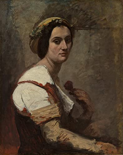 Poster Corot Si 50x70 cm : toile sans cadre pour décoration murale raffinée