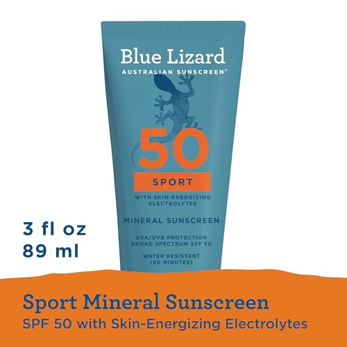 Blue Lizard Sport Mineral SPF 50 Lotion, Ideal for Athletes, 100% Mineral Sunscreen Actives, Fragrance-Free, Paraben-Free, Vegan, 3.0 fl oz - image 8