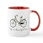 White/Red Inside - Life Is A Beautiful Ride Mugs