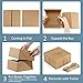 ValBox Premium Gift Boxes 10 Pack 8 x 8 x 4 Brown Paper Gift Boxes with 20 Meters Hemp Rope for Christmas Gifts, Bridesmaid Proposal Boxes, Easy Assemble Boxes