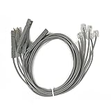 Kocome 110 Test Head to Alligator Clip RJ11 RJ45 Voice Test Lead Check Cord for Phone Voice Module Telecom Patch Panel