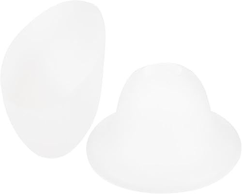 COHEALI 2 piezas de repuesto de pantalla de lámpara de plástico para lámpara de pie, pantalla de herradura, cubiertas de luz de piso para LED de