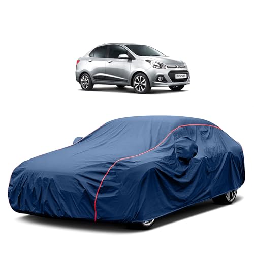 Image of Heavy-Duty Car Cover for Compatible with Hyundai Xcent (2014 to 2025 All Models) Deluxe Car Protection Cover ? Waterproof & UV-Resistant All-Season Exterior Protection