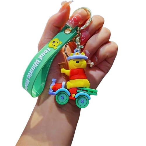Image of Cute 3D Keychain | Keyring & Quirky Bag Charm | Hard Silicone, Unbreakable | Travel Essential | Kids Friendly | Strap & Bag Hook