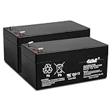 Casil 12V 3.3Ah Replacement Battery for Amstron AP1232 AP-1234 AP123 APC Back-UPS ES 350 ES BE325-CN/B ES BE350C / BE3 UPS ES350 BE350R BP3-12 ES3-12 PS-1230 PW1203 Long Batteries WP312 2 Pack