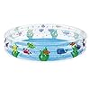 Bestway BW51004-21 BW51004-20 Opblaasbaar Speelbad, Diep Duik 3-Ring zee-thema voor jonge geitjes