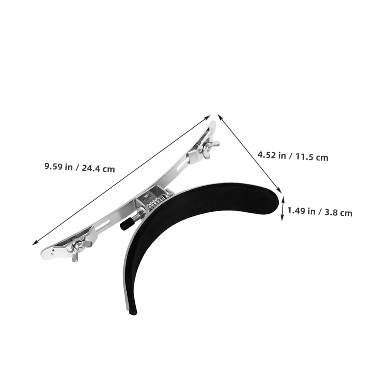 TOYANDONA Accessoire Design Portable et Élégant de Support pour Caisse Claire en Acier Inoxydable Argenté Facile à Installer pour Tambours de Marche à Usage Domestique