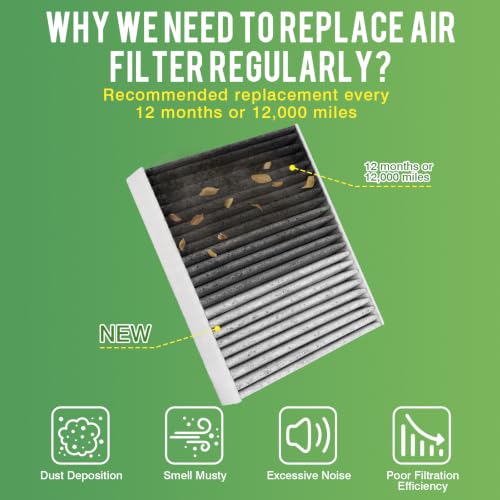 Image of Cabin & Engine Air Filter Kit for Volkswagen Tiguan 2018-25, Jetta 2019-26