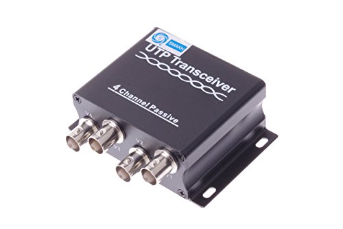 Smakn 1 Pcs 4 Channel Video Balun Bnc To Utp Rj45 Passive Transceiver #TOP2
