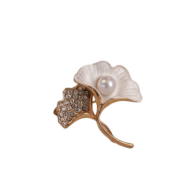 carl vinson Women's Leaf Brooch Pin Outwear Lapel Corsage Clothing Accessory-picture-7