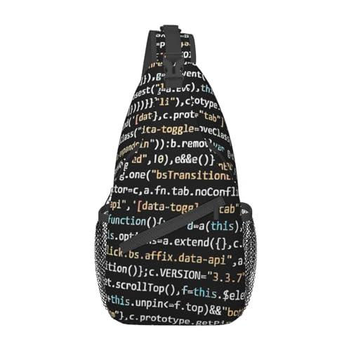 Sac à dos sling pour programmeur avec sangle ergonomique ajustable taille unique
