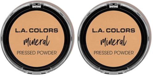 L.A. COLORS Mineral Pressed Powder, Creamy Natural CMP373
