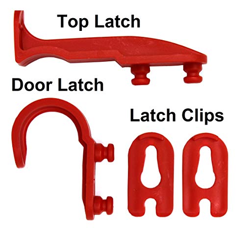 JSP Manufacturing Red Plastic Mailbox Latch Repair Kit #TOP30