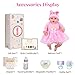 BABESIDE Lifelike Reborn Baby Dolls Girl - 20-inch Realistic Newborn with Soft Cloth Body, & Poseable Limbs, Real Life Toddler Reborn Doll Girl - Adorable Gift for Girls Ages 3+
