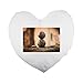 Fotomax Harmony, Relax, Rock, Moqui, Piedra en Forma de corazón Funda de Almohada