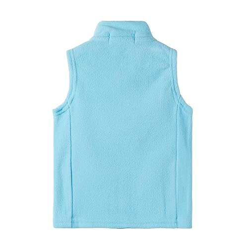 Image of LittleSpring Boys Girls Fleece Vest Sleeveless Jacket Full-Zip Fall Winter Warm Outerwear