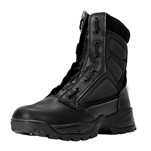 Wideway Men's Military Tactical Work Boots Hiking Motorcycle Combat Boots #TOP10