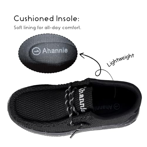 Image of Ahannie Kids Slip On Loafers, Boys Girls Casual Dress Shoes | Lightweight comfort,breathable,school or everyday wear