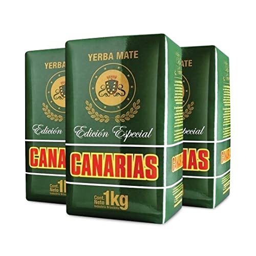 Pack de Yerba Mate Canarias Edicion Especial 1Kg - 3 Unidades - T...