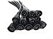 HUALAND 6 Pair Black 4 Pin Waterproof Male Female Connector Cable RGB LED Strip with Rubber,led RGB Connector，RGB LED Waterproof Connector Cable，led 4 pin Waterproof Connector
