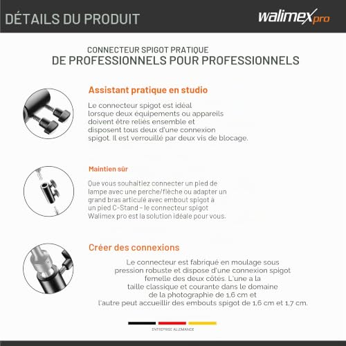 Walimex Pro Connecteur Spigot 58« À 58 » 11/ - vue 6