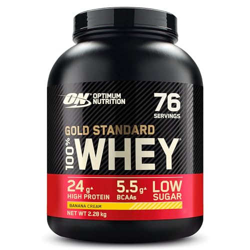 Optimum Nutrition Gold Standard 100% Whey, Proteína en Polvo para...