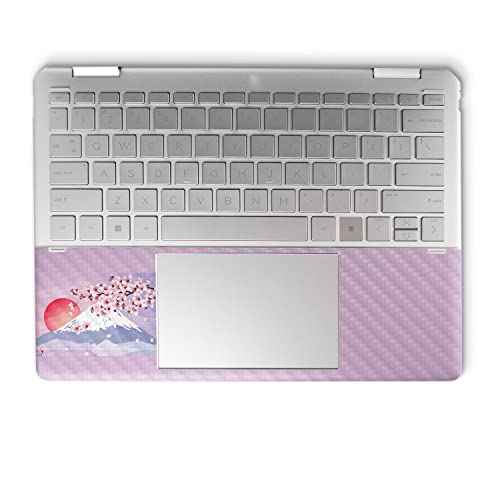 Image of MightySkins Carbon Fiber Skin Compatible with HP Spectre x360 14 inch (2022) Full Wrap Kit - Fuji Sunset | Protective, Durable Textured Carbon Fiber Finish | Easy to Apply | Made in The USA