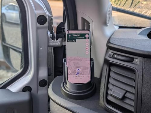 Phone Cup Holder for Ford Transit Custom 2013+ - Image 4